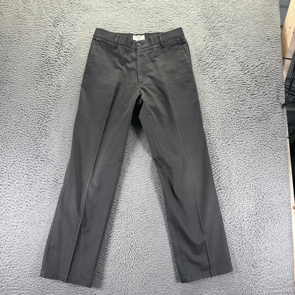 Dockers Pant Men's 31x30 Black Cotton Khakis Straight Utility Workwear Stretch‎